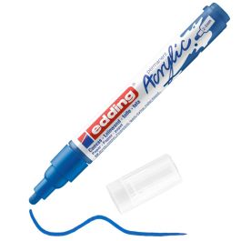 Edding 5100 Acrylic Paint Marker - Gentian Blue (903) Medium Round Tip (2 - 3 MM)