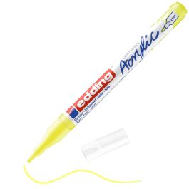 Edding 5300 Acrylic Paint Marker - Neon Yellow (065) Fine Round Tip (1 - 2 MM)