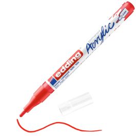 Edding 5300 Acrylic Paint Marker - Traffic Red (902) Fine Round Tip (1 - 2 MM)