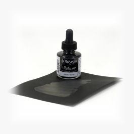 Dr. Ph. Martin's Iridescent Calligraphy Colors Paint - 30 ML Bottle - Black Sparkle (10R)