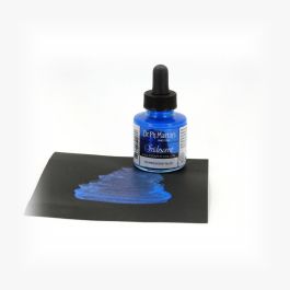 Dr. Ph. Martin's Iridescent Calligraphy Colors Paint - 30 ML Bottle - Iridescent Blue (7R)