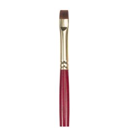 Princeton Series 4050 Heritage Synthetic Sable Brush - Bright - Short Handle - Size: 8