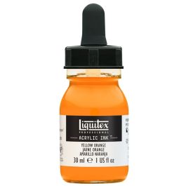 Liquitex Professional Acrylic Ink - Yellow Orange (298) - Bottle of 30 ML