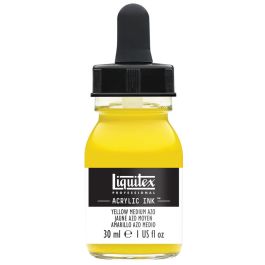 Liquitex Professional Acrylic Ink - Yellow Medium Azo (412) - Bottle of 30 ML