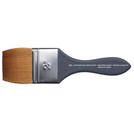 Winsor & Newton Professional Water Colour Synthetic Sable Hair Brush - Wash - Short Handle - Size - 2