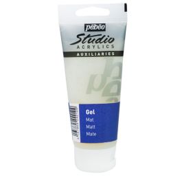 Pebeo Studio Acrylics Auxiliaries - Matt Gel - Tube of 100 ml