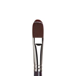 Winsor & Newton Galeria Synthetic Hair Brush - Filbert - Long Handle - Size - 18