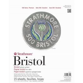 Strathmore 500 Series Bristol Extra White 2-Ply 100% Cotton Paper