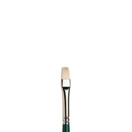 Winsor & Newton Winton Hog Bristle Brush - Flat - Short Handle - Size - 4