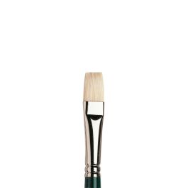 Winsor & Newton Winton Hog Bristle Brush - Flat - Short Handle - Size - 8