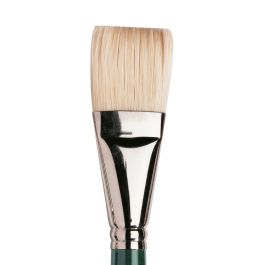 Winsor & Newton Winton Hog Bristle Brush - Flat - Short Handle - Size - 16