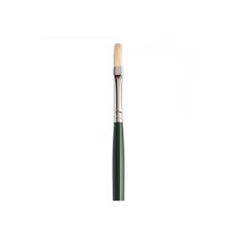 Winsor & Newton Winton Hog Bristle Brush - Flat - Long Handle - Size - 3