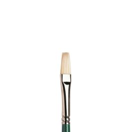 Winsor & Newton Winton Hog Bristle Brush - Flat - Long Handle - Size - 6