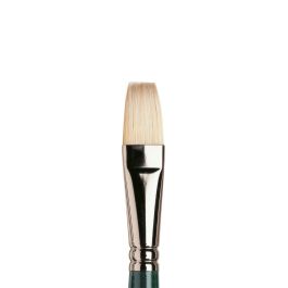 Winsor & Newton Winton Hog Bristle Brush - Flat - Long Handle - Size - 10