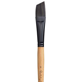 Princeton Series 6400 Catalyst Polytip Synthetic Bristle Brush - Angle Bright - Long Handle - Size: 6