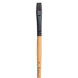 Princeton Series 6400 Catalyst Polytip Synthetic Bristle Brush - Bright - Long Handle - Size: 2