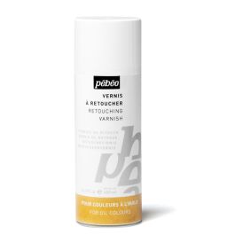 Pebeo Extra Fine Auxiliaries - Retouching Varnish for Oil Colours - 400 ml spray