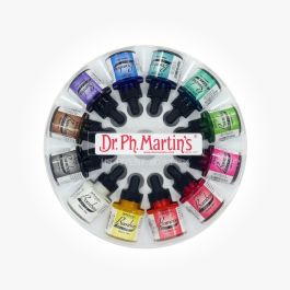 Dr. Ph. Martin's Bombay India Ink - Set 1 - Set of 12 Bottles in 30 ML