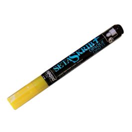 Pebeo SetaSkrib+ Opaque Marker - Yellow (01) - Broad Tip (4 mm)