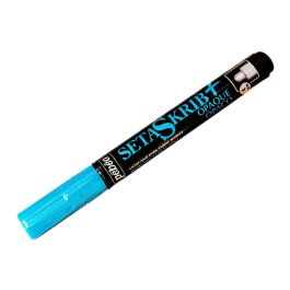 Pebeo SetaSkrib+ Opaque Marker - Bright Blue (06) - Broad Tip (4 mm)