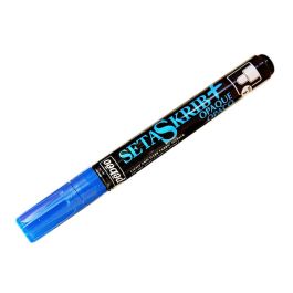 Pebeo SetaSkrib+ Opaque Marker - Dark Blue (07) - Broad Tip (4 mm)