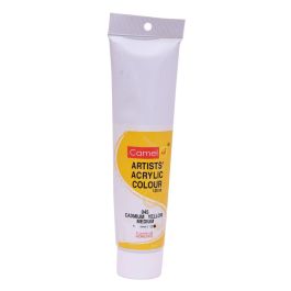 Camel Artists' Acrylic Colour - Cadmium Yellow Medium (045) - Tube of 120 ML