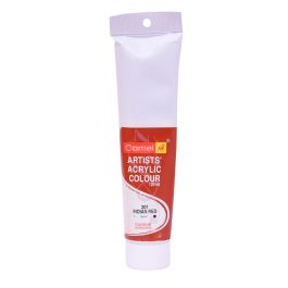 Camel Artists' Acrylic Colour - Indian Red (201) - Tube of 120 ML