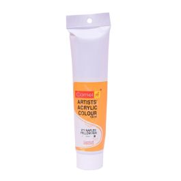 Camel Artists' Acrylic Colour - Naples Yellow Hue (271) - Tube of 120 ML