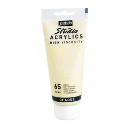 Pebeo High Viscosity Studio Acrylics - Ivory (65) - Tube of 100 ML