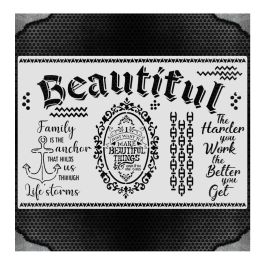 iCraft Home Decor Stencils - 12 x 18