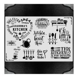 iCraft Home Decor Stencils - 12 x 18