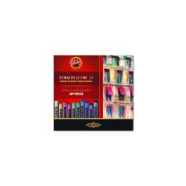 Koh-I-Noor Toison D'Or Artist's Quality Soft Pastel - Set of 24 - Assorted Colour