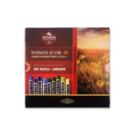 Koh-I-Noor Toison D'Or Artist's Quality Soft Pastel - Set of 48 - Landscape Colour