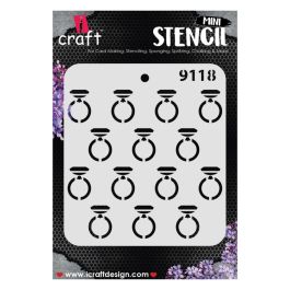 iCraft Mini Stencils - 4 x 4