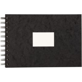 Clairefontaine - Carnet de Voyage - Black Cover - Wirebound - Watercolour Travel Album - A5 (148 mm x 210 mm or 5.8