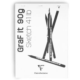 Clairefontaine - Fine Art GraF IT - Glued - Sketch Pad - A4 (210 mm x 297 mm or 8.3