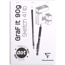 Clairefontaine - Fine Art GraF IT - Glued - Dot Grid Pad - A4 (210 mm x 297 mm or 8.3