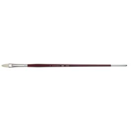 Koh-I-Noor Hardtmuth Chongqing Hog Hair Artists' Brush - Silver Collection - Filbert - Long Handle - Size : 4