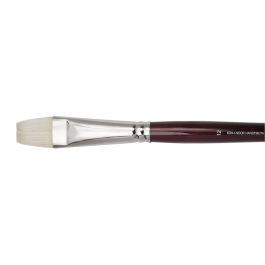 Koh-I-Noor Hardtmuth Chongqing Hog Hair Artists' Brush - Silver Collection - Bright - Long Handle - Size : 12