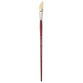 Art Essentials SUPREMO White Hog Bristle Brush - Series 140D - Dagger - Long Handle - Size: 5/8