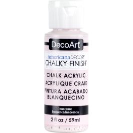 DecoArt Americana Décor - Chalky Finish - Ultra Matte Paint - 59 ML (2 Oz) Bottle - Innocence (05)