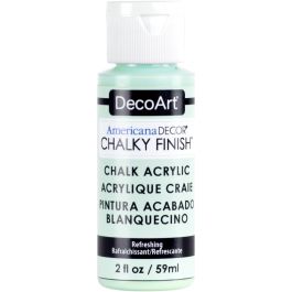 DecoArt Americana Décor - Chalky Finish - Ultra Matte Paint - 59 ML (2 Oz) Bottle - Refreshing (13)