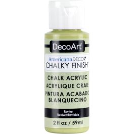 DecoArt Americana Décor - Chalky Finish - Ultra Matte Paint - 59 ML (2 Oz) Bottle - Revive (33)