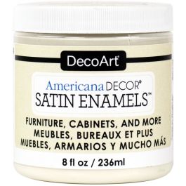 DecoArt Americana Décor Satin Enamels - 236 ML (8 Oz) Jar - Neutral Beige (05)