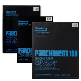 Speedball Bienfang Parchment 100 Tracing Paper - Fine Tooth 40 GSM Pad