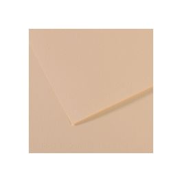 Canson Mi-Teintes Pastel Paper - 50 cm x 65 cm or 19.68'' x 25.59'' - Eggshell (112) - Honeycomb + Fine Grain 160 GSM - Pack of 25 Sheets