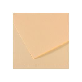 Canson Mi-Teintes Pastel Paper - 50 cm x 65 cm or 19.68'' x 25.59'' - Ivory (111) - Honeycomb + Fine Grain 160 GSM - Pack of 25 Sheets