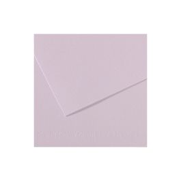 Canson Mi-Teintes Pastel Paper - 50 cm x 65 cm or 19.68'' x 25.59'' - Lilac (104) - Honeycomb + Fine Grain 160 GSM - Pack of 25 Sheets