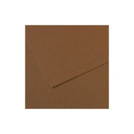 Canson Mi-Teintes Pastel Paper - 50 cm x 65 cm or 19.68'' x 25.59'' - Sepia (133) - Honeycomb + Fine Grain 160 GSM - Pack of 25 Sheets