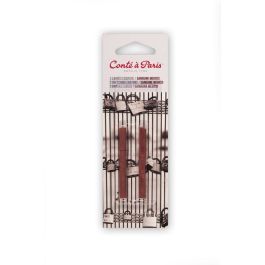 Conte a' Paris Sketching Carres Crayons - Sanguine Medicis - Blister Pack of 2